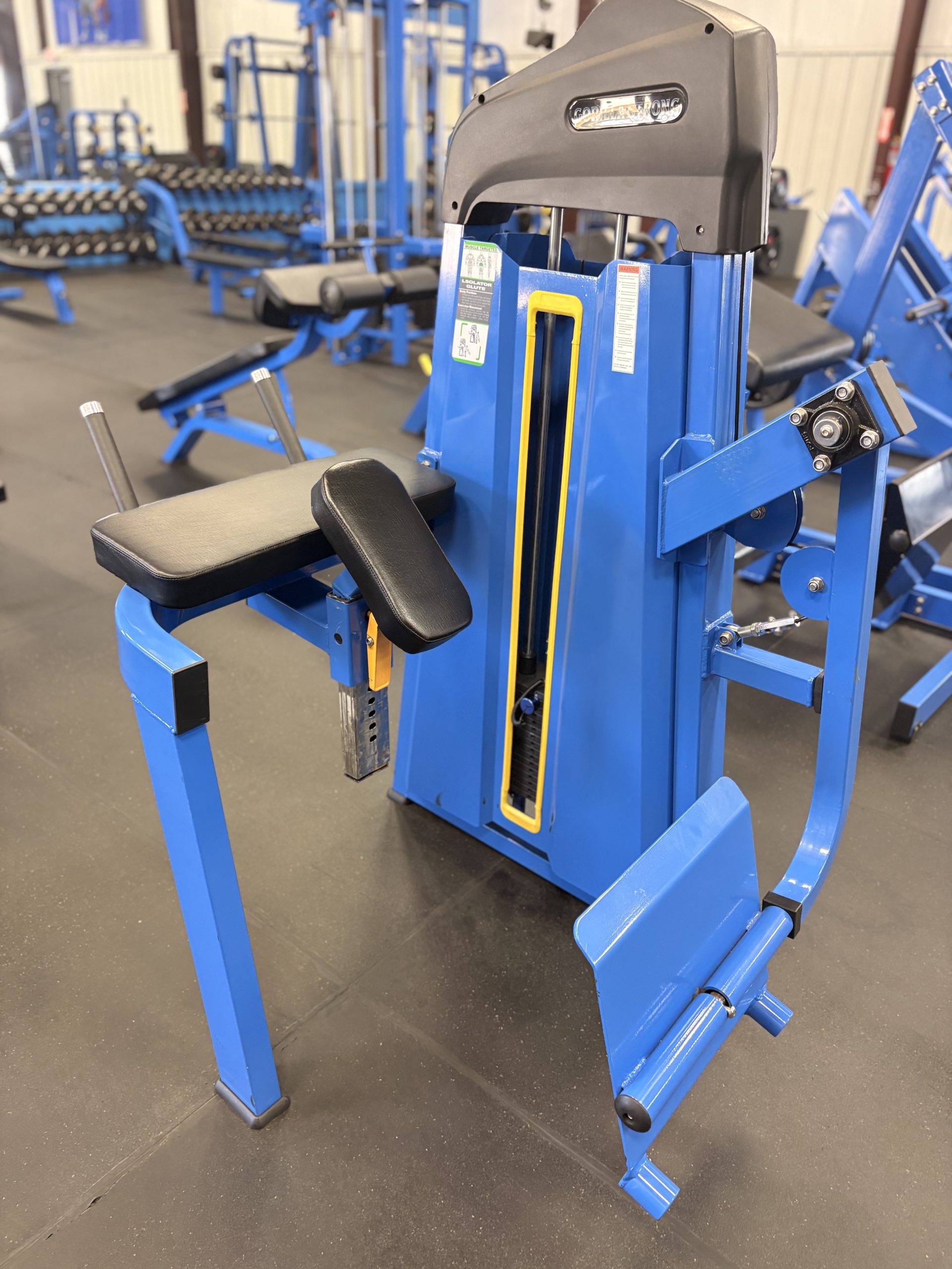 Isolated Muscle Machine Glute Isolator Machine | Gorilla Strong Fitness Equipment Fitness Equipment